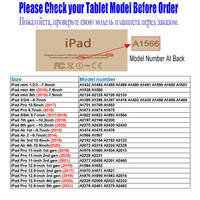 Inteligentna obudowa do ipada Mini 1 2 3 4 5 6 7.9 cala Ultra Slim PU skórzane etui + PC przezroczyste etui z tyłu do Apple iPad mini 5 4 3 2 6